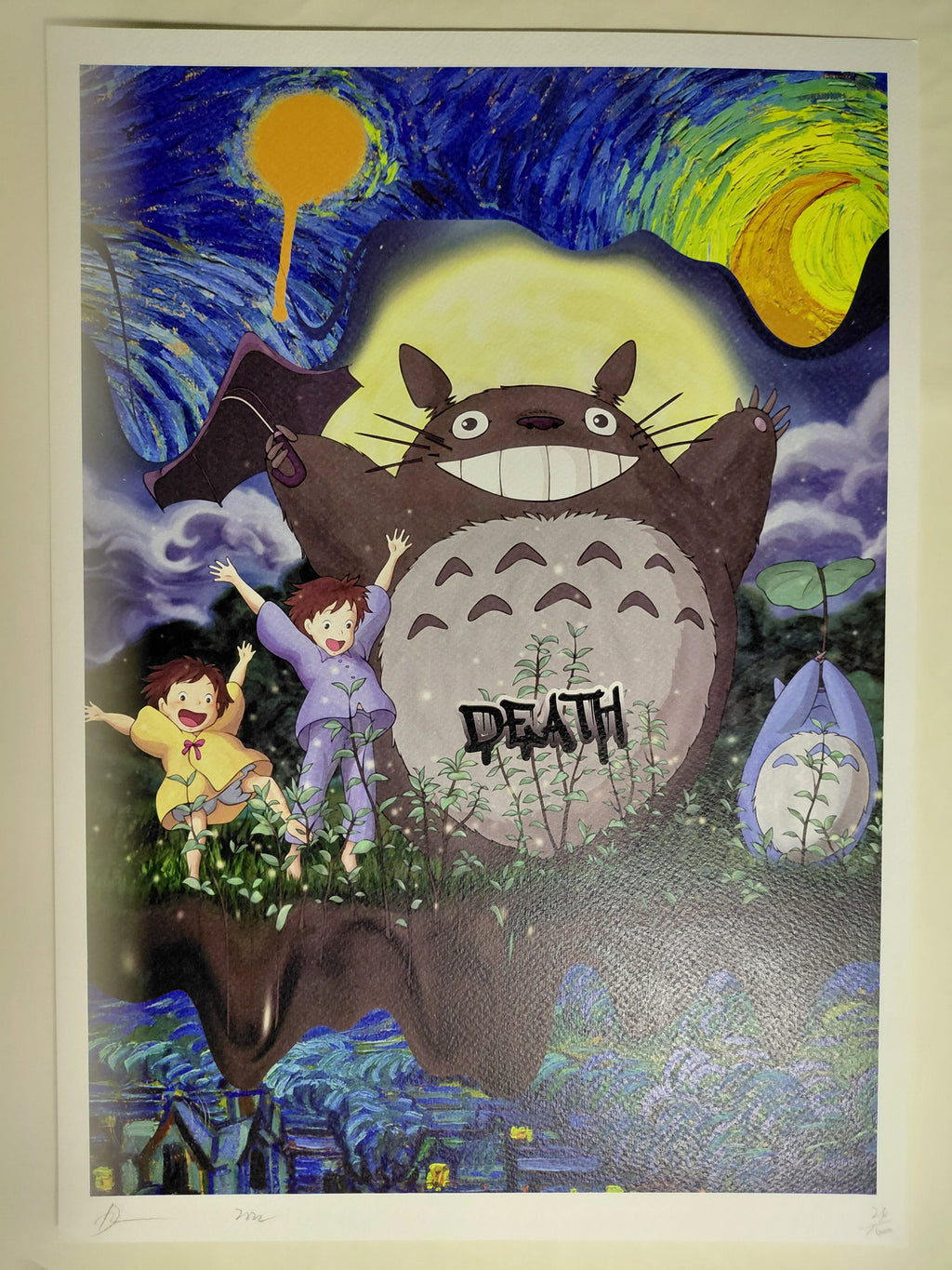 Death NYC #AP/100 World Art Printing Limited