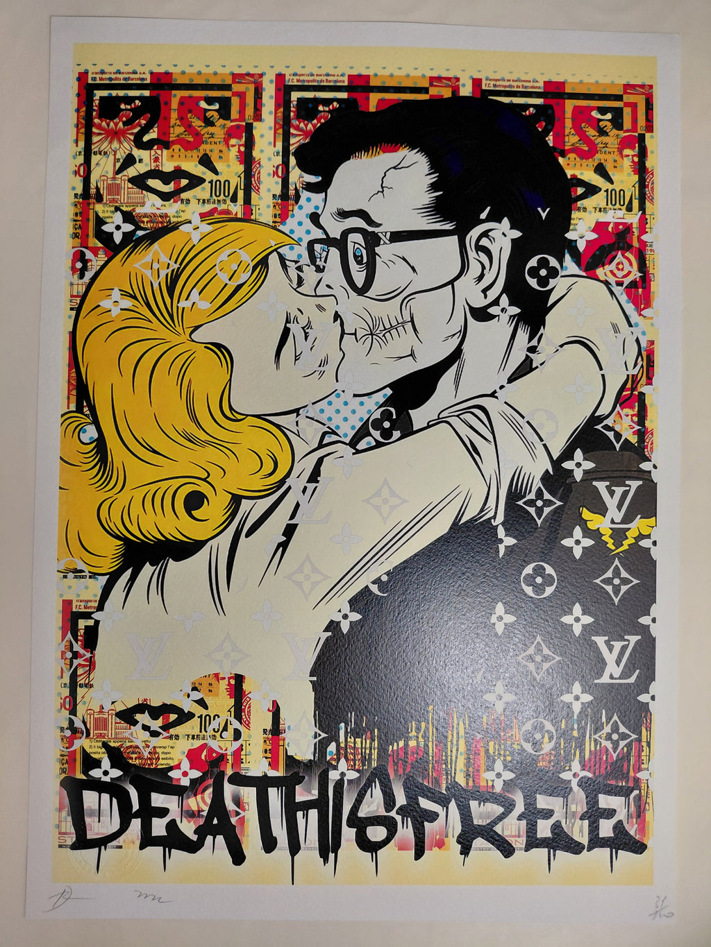 Death NYC #AP/100 World Art Printing Limited