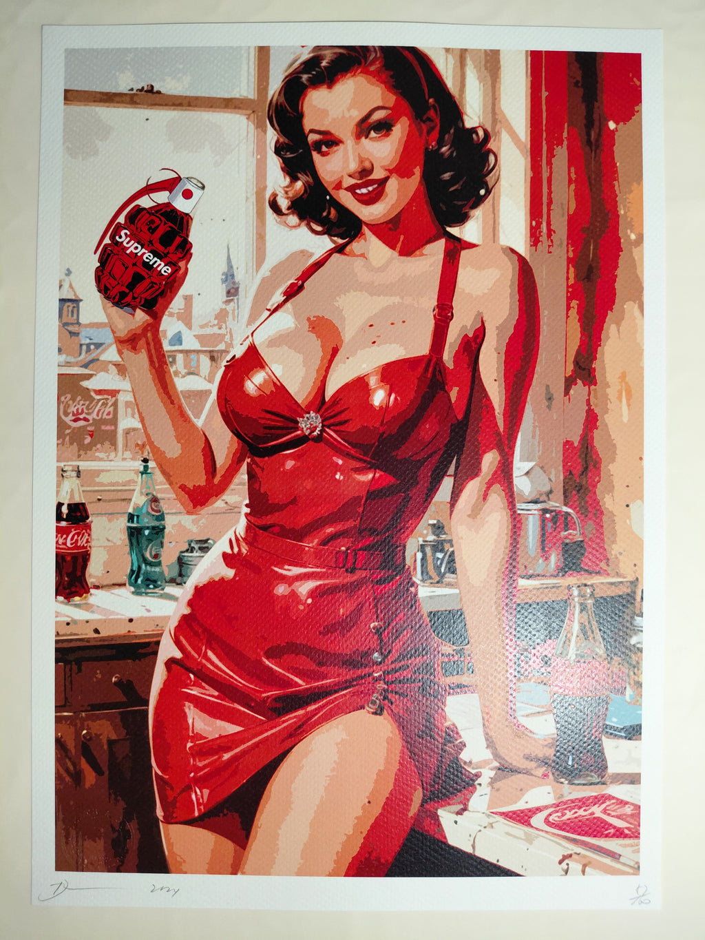 Death NYC #AP/100 World Art Printing Limited